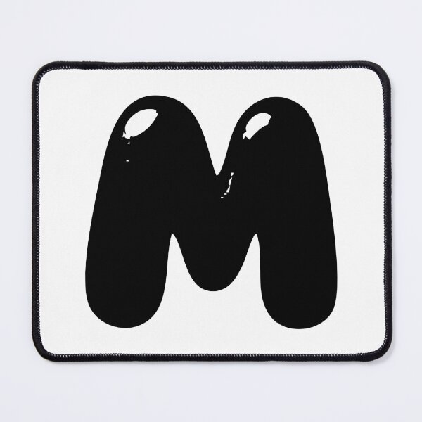 Item preview, M: Letter M - Glossy Black Bubble Font designed and sold by uncoXab.