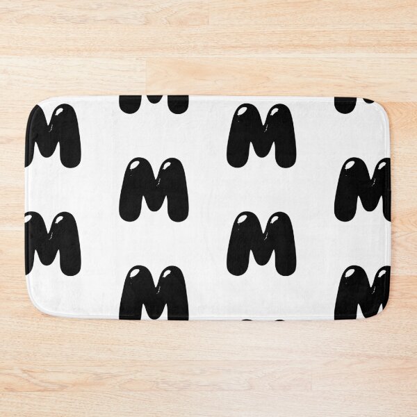 Item preview, M: Letter M - Glossy Black Bubble Font designed and sold by uncoXab.