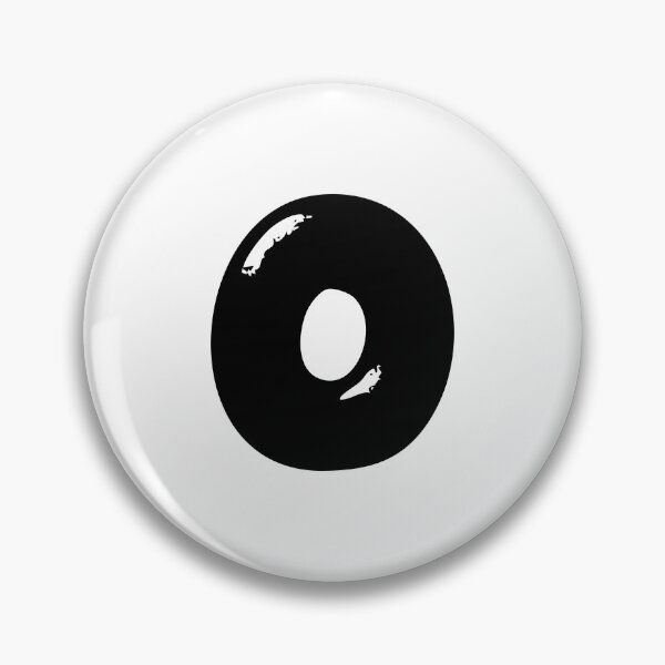 Item preview, O: Letter O - Glossy Black Bubble Font designed and sold by uncoXab.
