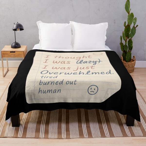 Item preview, I Thought I Was Lazy – Emotional Mental Health Shirt About Burnout and Recovery designed and sold by ArcadiaSilence.