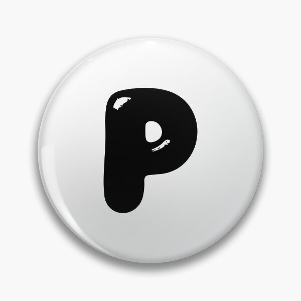 Item preview, P: Letter P - Glossy Black Bubble Font designed and sold by uncoXab.