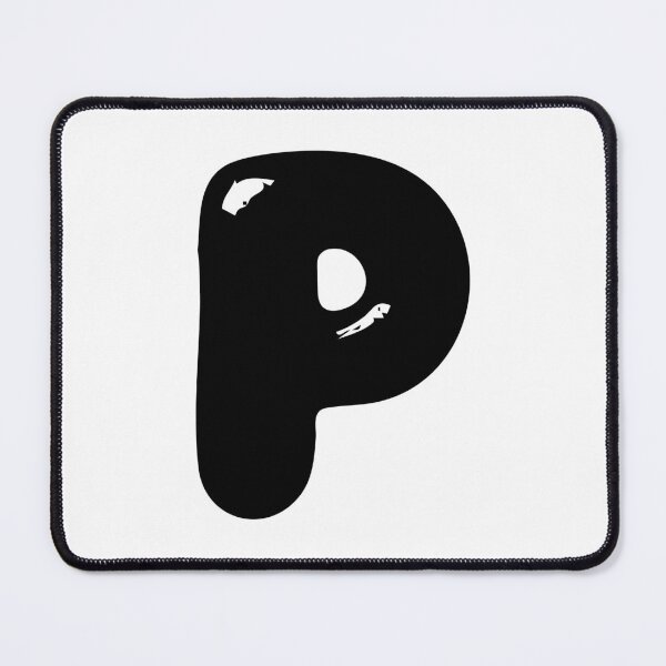 Item preview, P: Letter P - Glossy Black Bubble Font designed and sold by uncoXab.