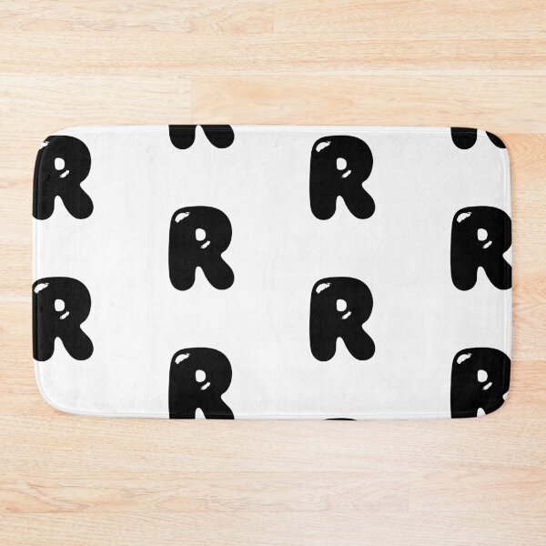 Item preview, R: Letter R - Glossy Black Bubble Font designed and sold by uncoXab.