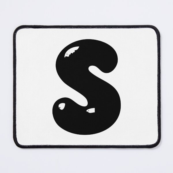 Item preview, S: Letter S - Glossy Black Bubble Font designed and sold by uncoXab.