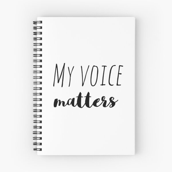Item preview, My Voice Matters – Affirmation – Empowered Speech Typography Design designed and sold by Camila  Ardila.