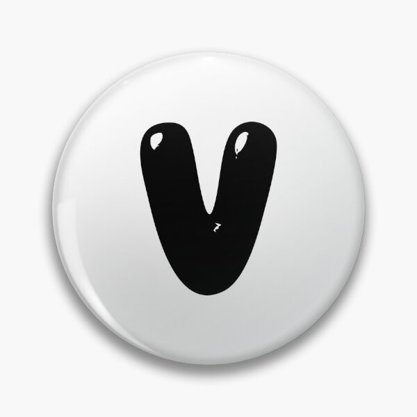 Item preview, V: Letter V- Glossy Black Bubble Font designed and sold by uncoXab.