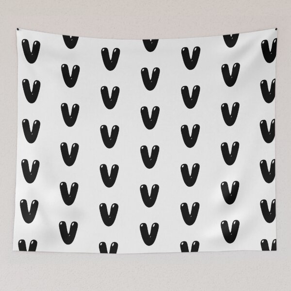 Item preview, V: Letter V- Glossy Black Bubble Font designed and sold by uncoXab.