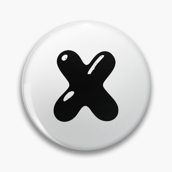 Item preview, X: Letter X - Glossy Black Bubble Font designed and sold by uncoXab.