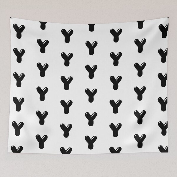 Item preview, Y: Letter Y - Glossy Black Bubble Font designed and sold by uncoXab.