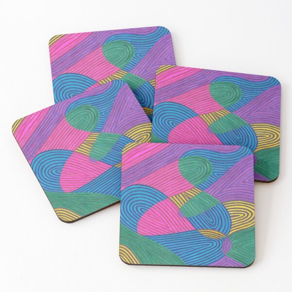 Item preview, Rainbow Squiggle Flow designed and sold by AbstractArielle.