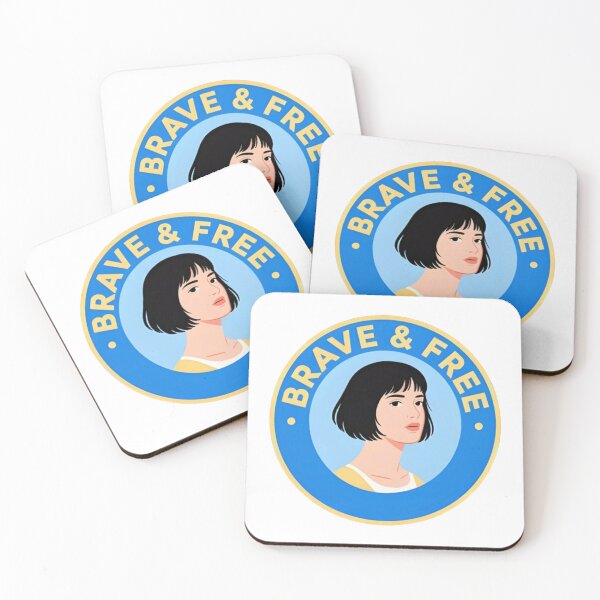 Item preview, Circular Emblem with Portrait and Brave and Free Text designed and sold by Creative88Art.
