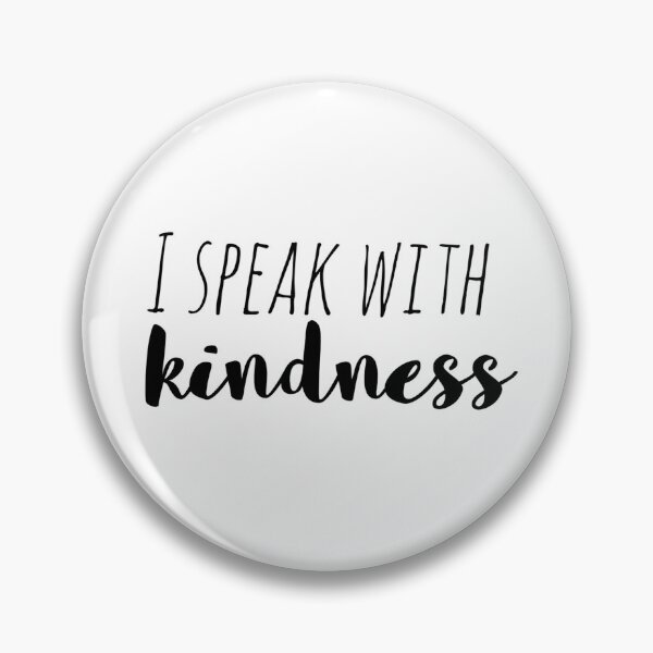Item preview, I Speak with Kindness – Affirmation – Gentle Words Typography Design designed and sold by Camila  Ardila.