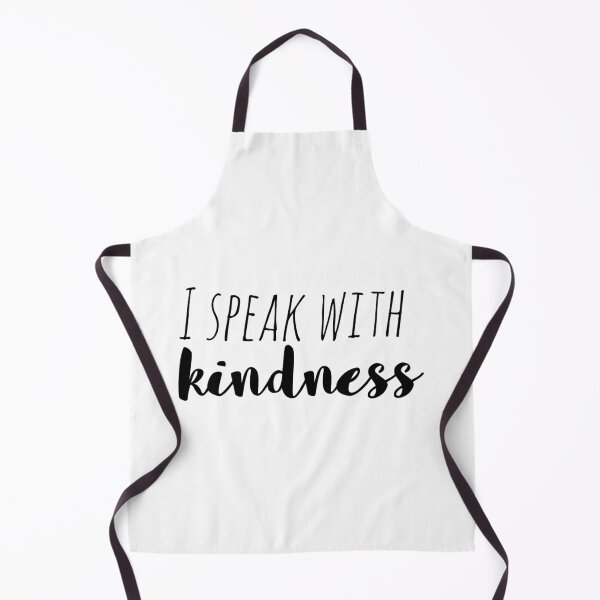 Item preview, I Speak with Kindness – Affirmation – Gentle Words Typography Design designed and sold by Camila Ardila.