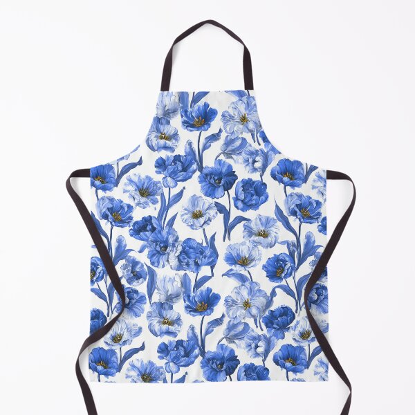 Item preview, Delft Tulips: Indigo Petal Rhapsody designed and sold by House of Blue.