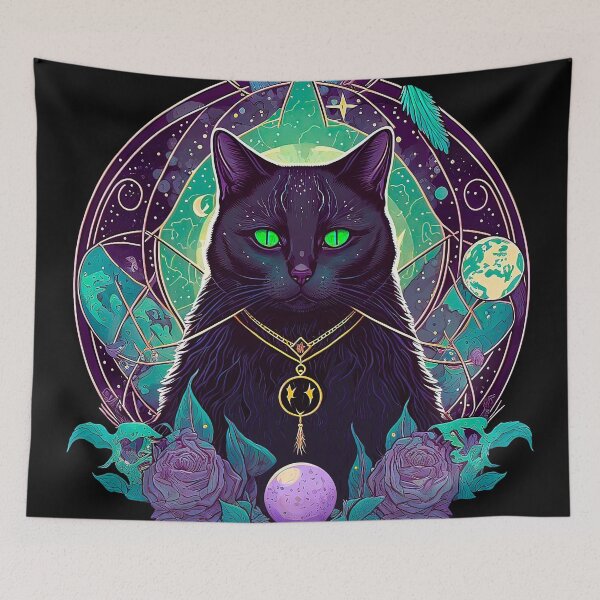 Item preview, Opalescent eyed cat designed and sold by RuthFurtado.