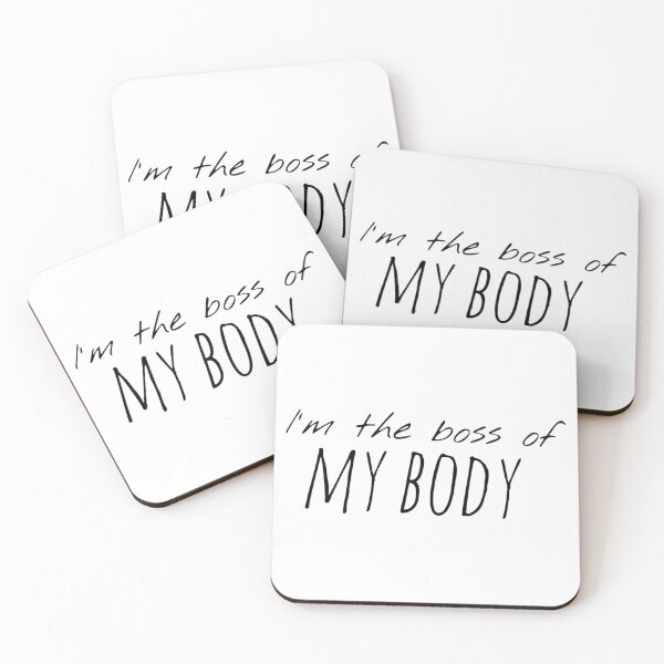 Item preview, I’m the Boss of My Body – Affirmation – Empowered Autonomy Typography Design designed and sold by Camila  Ardila.