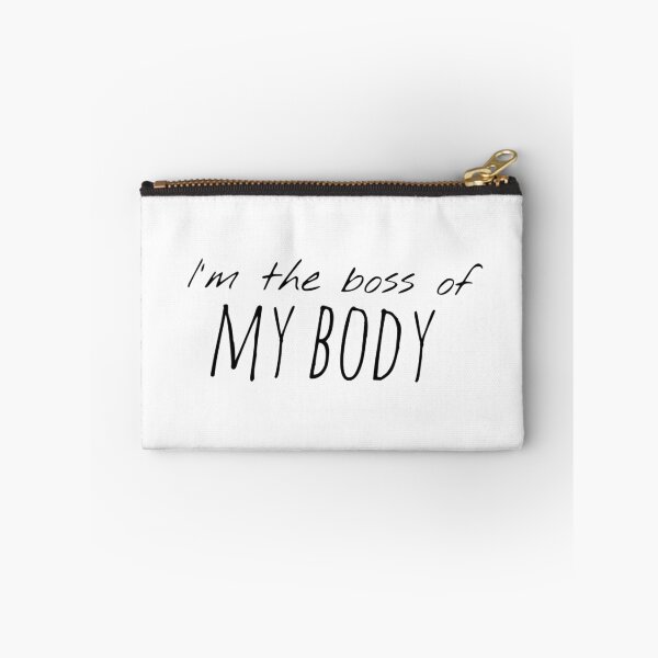 Item preview, I’m the Boss of My Body – Affirmation – Empowered Autonomy Typography Design designed and sold by Camila  Ardila.