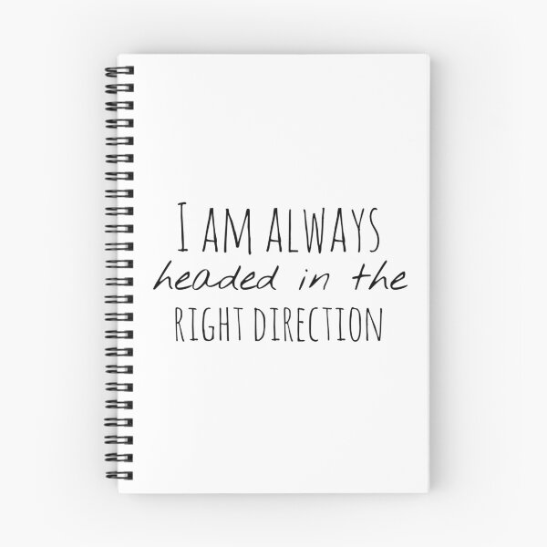 Item preview, I Am Always Headed in the Right Direction – Affirmation – Trust the Journey Typography Design designed and sold by Camila  Ardila.
