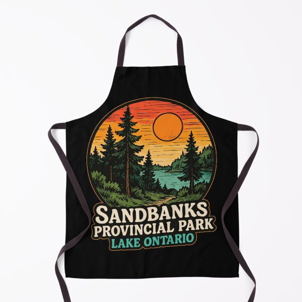 Item preview, Sandbanks Provincial Park Beach Ontario Canada Retro designed and sold by TomFrontierArt.