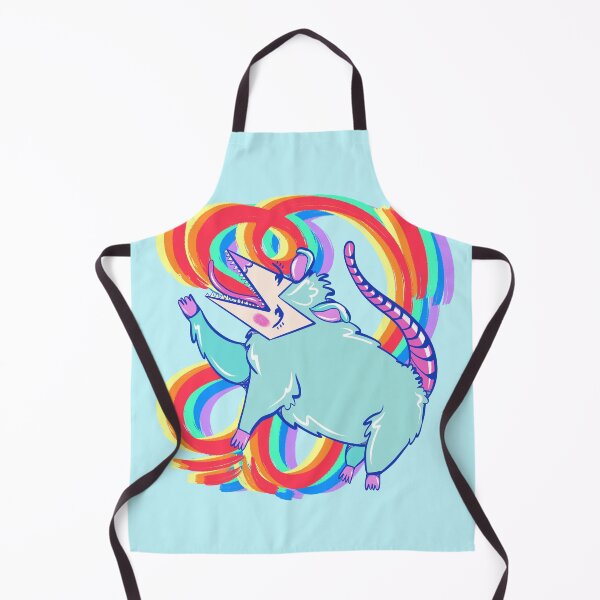 Item preview, pretty rainbow kitty possum designed and sold by crestfallenmermaid.