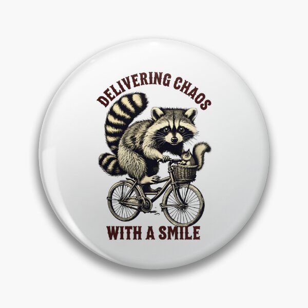 Item preview, Delivering Chaos with a Smile Raccoon designed and sold by Gaby112703.