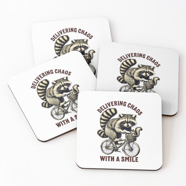 Item preview, Delivering Chaos with a Smile Raccoon designed and sold by Gaby112703.