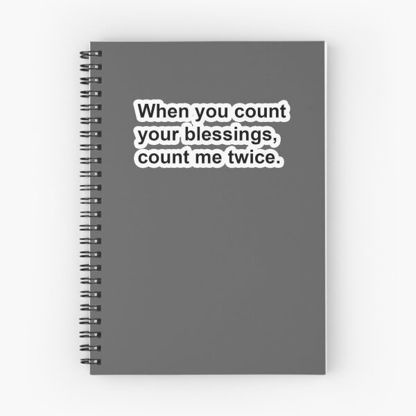 Item preview, When you count your blessings, count me twice designed and sold by DonPerignon.