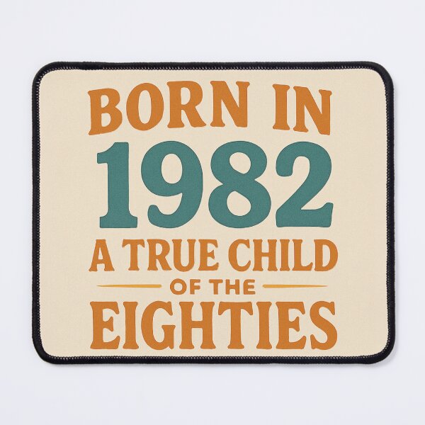 Item preview, Born in 1982 – A True Child of the Eighties designed and sold by TheWonkyEaselCo.