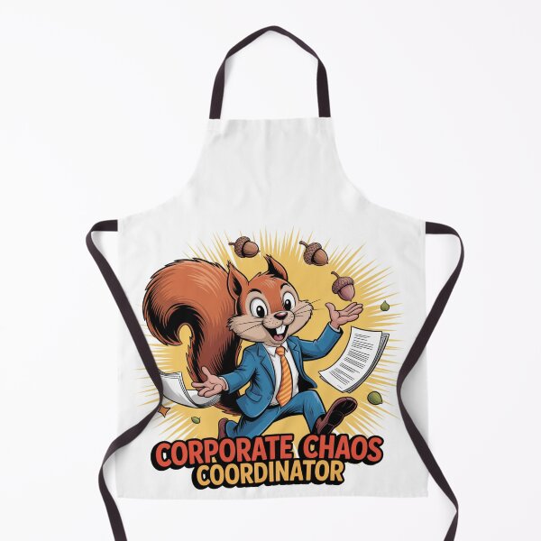 Item preview, Corporate Chaos Coordinator – Squirrel Boss Humor designed and sold by ArtByYunus.