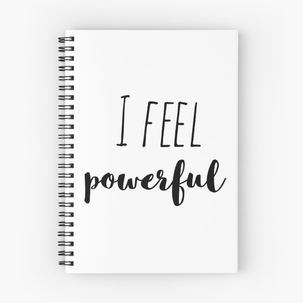 Item preview, I Feel Powerful – Affirmation – Inner Strength Typography Design designed and sold by Camila  Ardila.