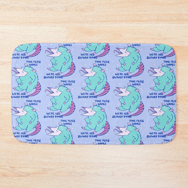 Item preview, time flies while we’re all slowly dying - mint possum  designed and sold by crestfallenmermaid.