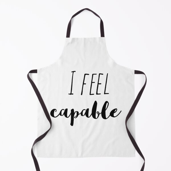 Item preview, I Feel Capable – Affirmation – Self-Belief Typography Design designed and sold by Camila Ardila.