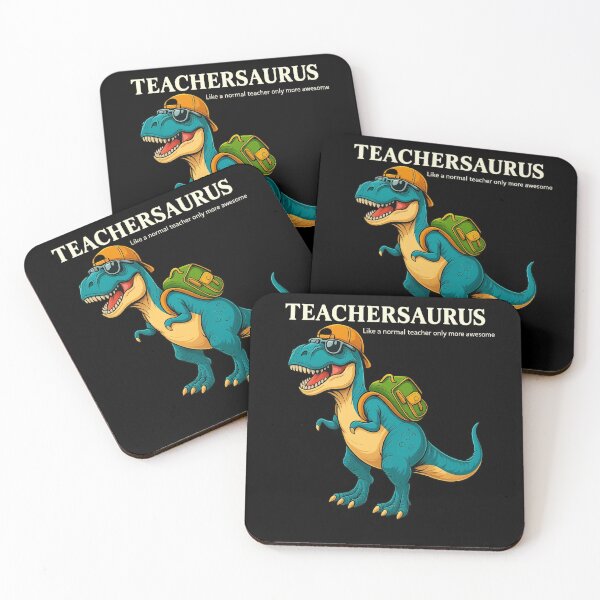 Item preview, Teachersaurus Funny Dinosaur Teacher designed and sold by Uglyandcute.