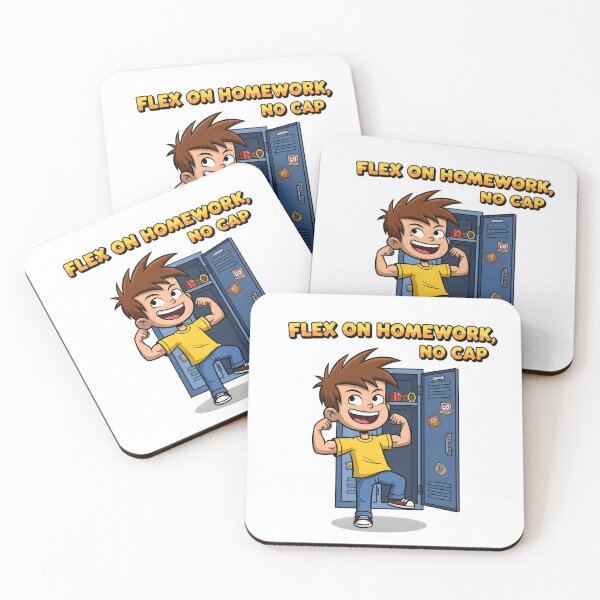 Item preview, Flex on Homework – School Locker Motivation Meme Digital Art designed and sold by AnnDesignStudio.
