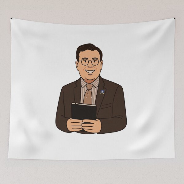 Item preview, Leslie Higgins – AFC Richmond Cartoon Character Illustration designed and sold by BackstopAndCo.