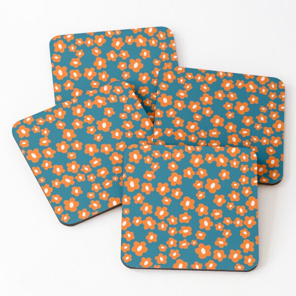 Item preview, Flores dispersas retro designed and sold by lilliblomma.