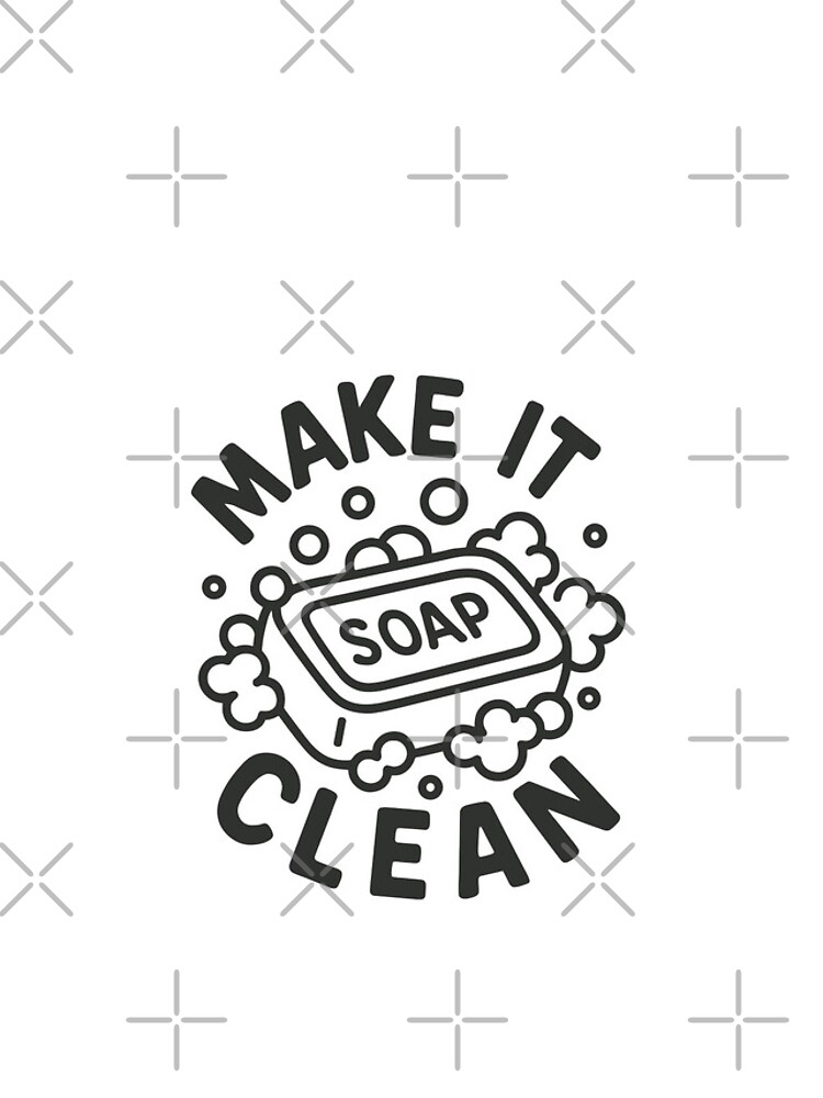 Thumbnail 4 of 4, iPhone Case, Make It Clean Soap designed and sold by ThreadQuirk.