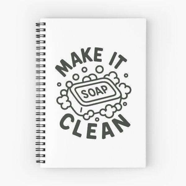 Item preview, Make It Clean Soap designed and sold by ThreadQuirk.