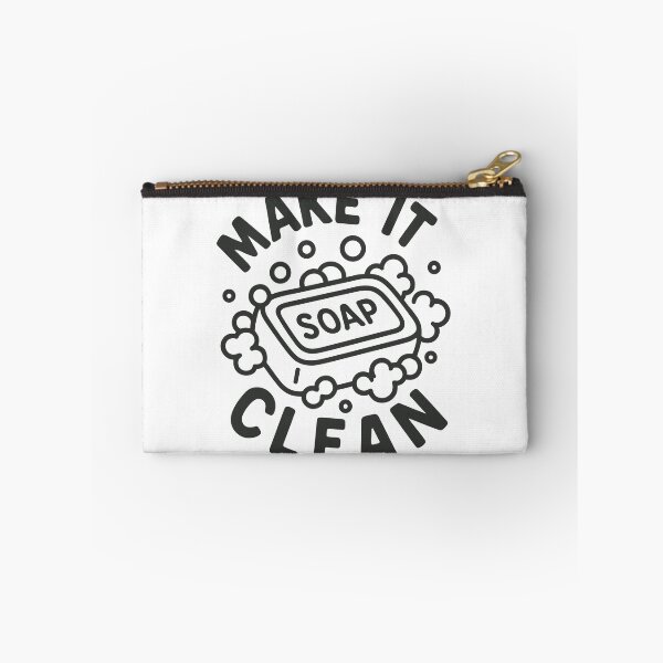 Item preview, Make It Clean Soap designed and sold by ThreadQuirk.