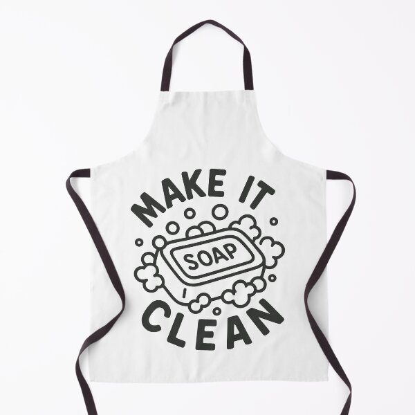 Item preview, Make It Clean Soap designed and sold by ThreadQuirk.