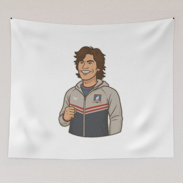 Item preview, Dani Rojas – AFC Richmond Cartoon Character Illustration designed and sold by BackstopAndCo.