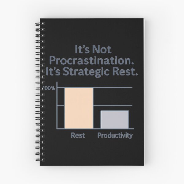Item preview, It’s Not Procrastination It’s Strategic Rest – Funny Self Care Quote Design designed and sold by ArcadiaSilence.