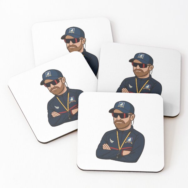 Item preview, Coach Beard – AFC Richmond Cartoon Character Illustration designed and sold by BackstopAndCo.