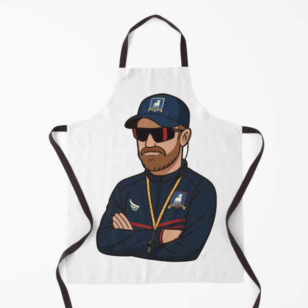 Item preview, Coach Beard – AFC Richmond Cartoon Character Illustration designed and sold by BackstopAndCo.