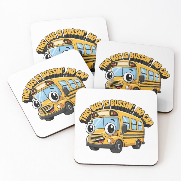 Item preview, This Bus Is Bussin No Cap - Funny School Bus Cartoon Back To School Shirt designed and sold by AnnDesignStudio.