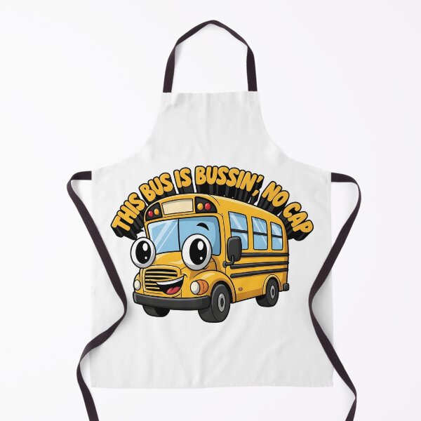 Item preview, This Bus Is Bussin No Cap - Funny School Bus Cartoon Back To School Shirt designed and sold by AnnDesignStudio.