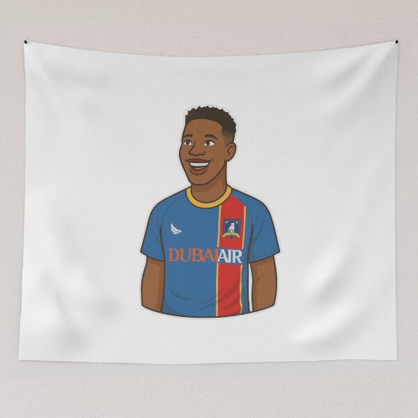 Item preview, Sam Obisanya – AFC Richmond Cartoon Character Illustration designed and sold by BackstopAndCo.