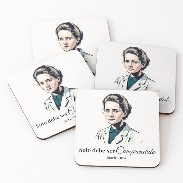 Item preview, Marie Curie | "Nothing in life should be feared" | Scientific Art designed and sold by imprAsiones.