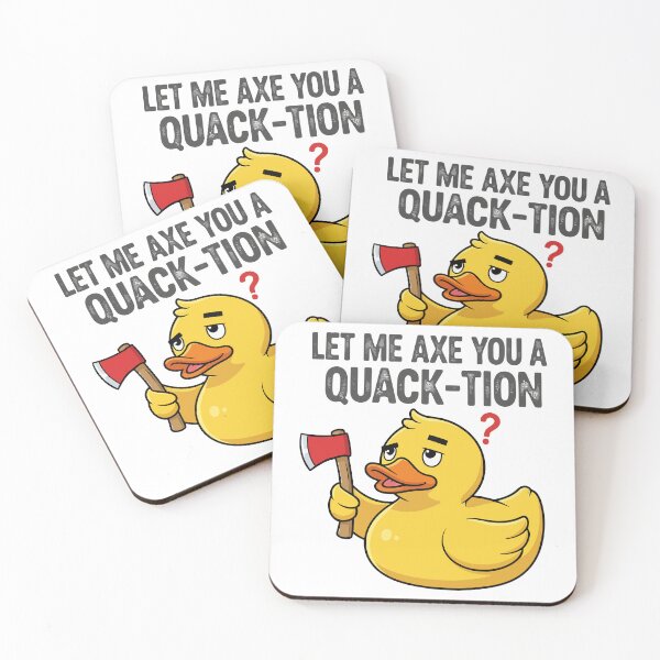 Item preview, Let me axe you a quack-tion? designed and sold by Amir Faysal.