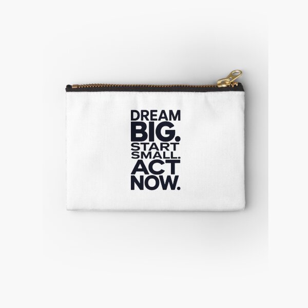 Item preview, Dream Big Start Small Act Now – Bold Typography Quote designed and sold by ArtByYunus.
